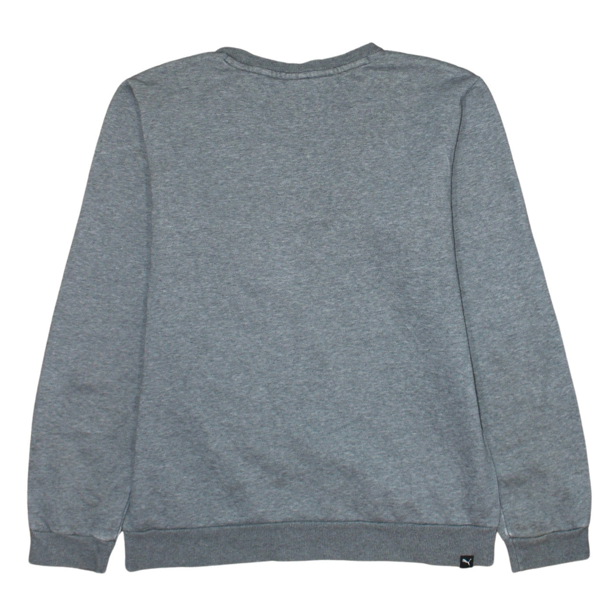 Puma Boys Grey Crew Neck Pullover Sweatshirt 15-16 Years Logo Print