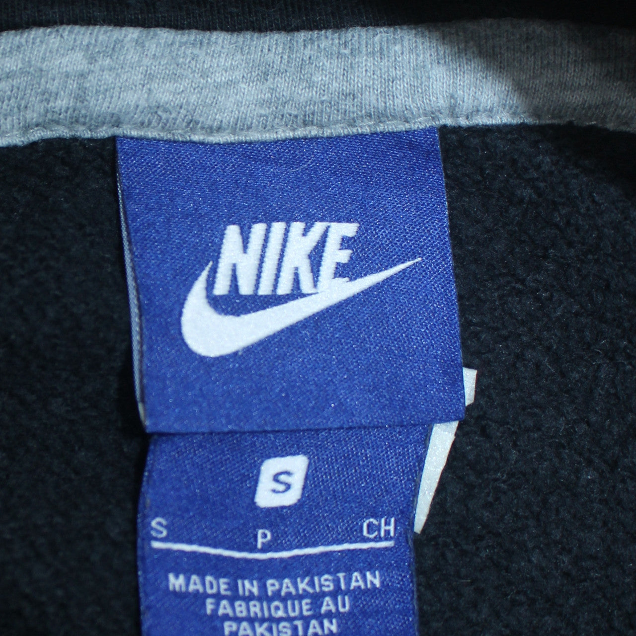 Nike Men's Black Pullover Hoodie Small Regular Fit Fleece Sweatshirt