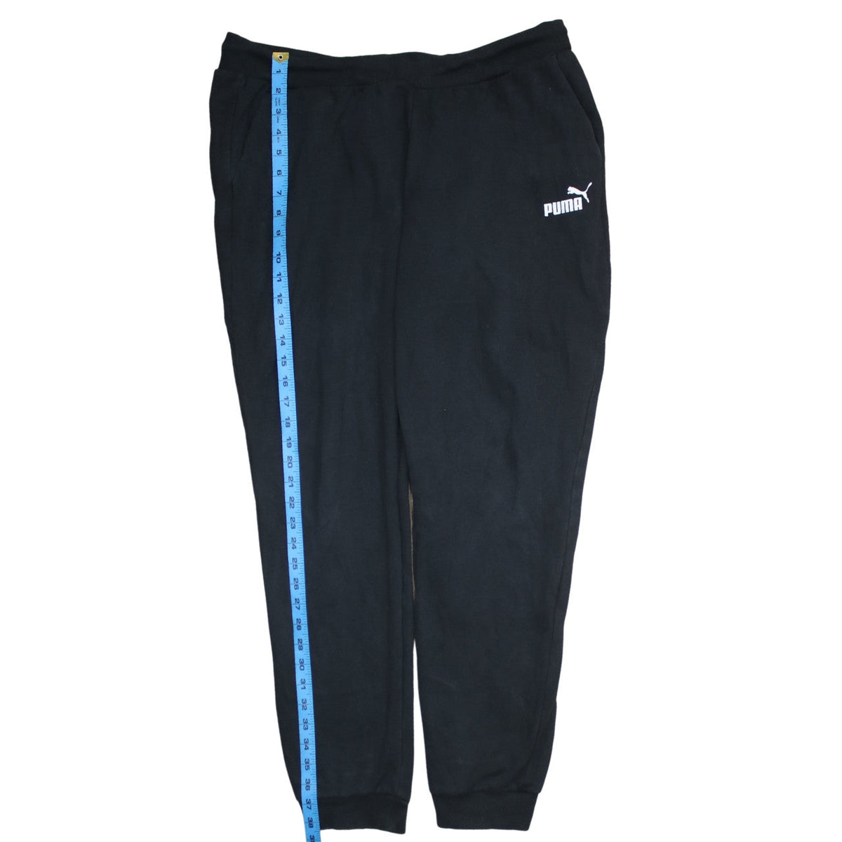 Puma Womens Black XL Jogger Sweatpants Fleece Trousers