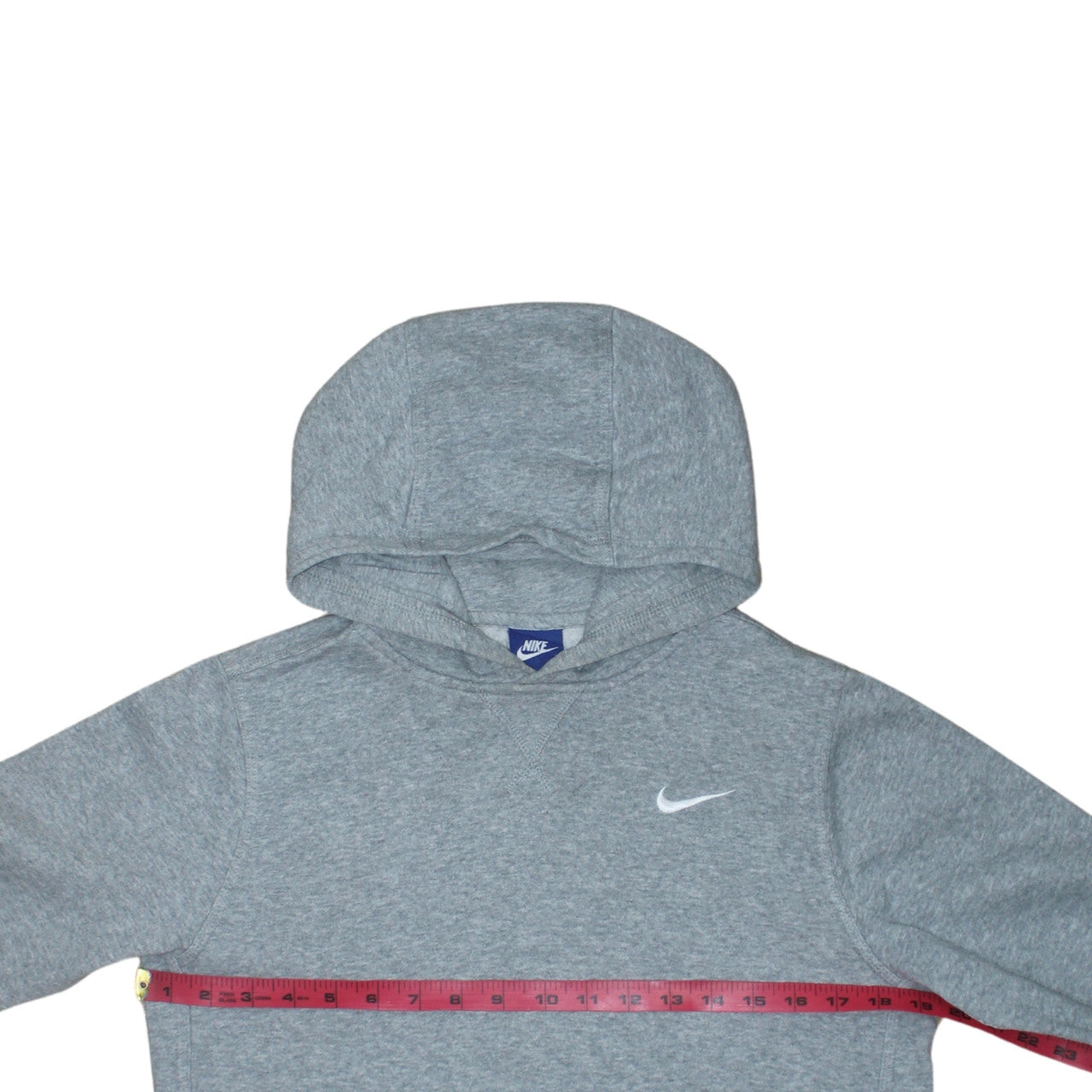 Nike Boys Grey Pullover Hoodie XL (13-15 Years) Fleece Sweatshirt