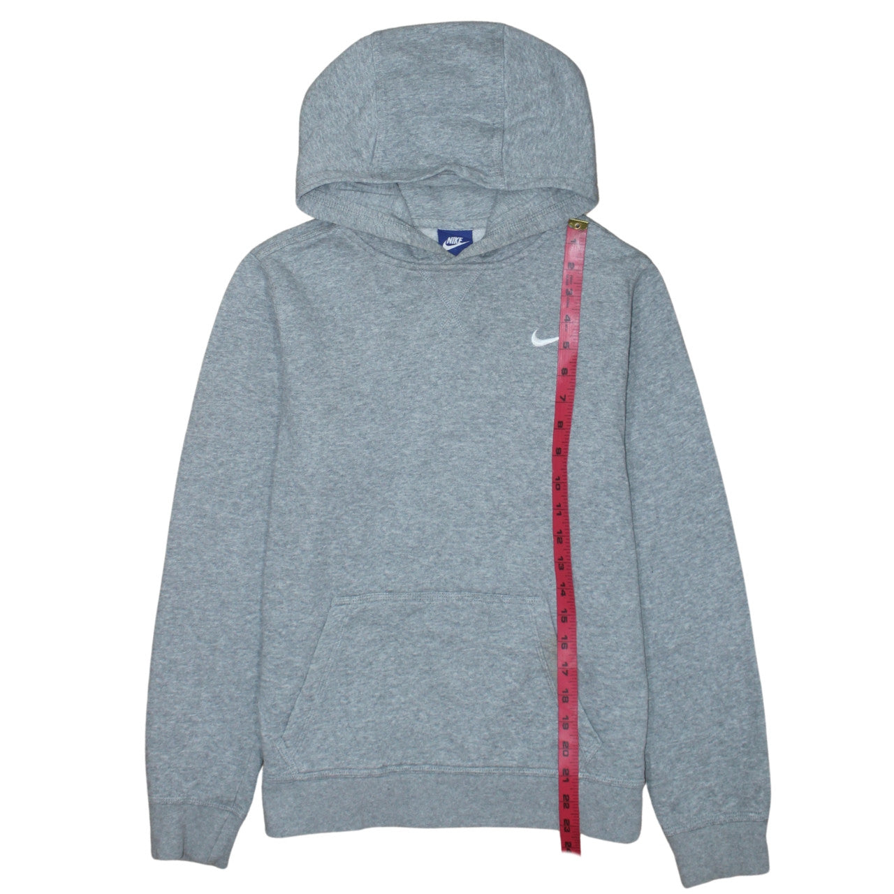 Nike Boys Grey Pullover Hoodie XL (13-15 Years) Fleece Sweatshirt