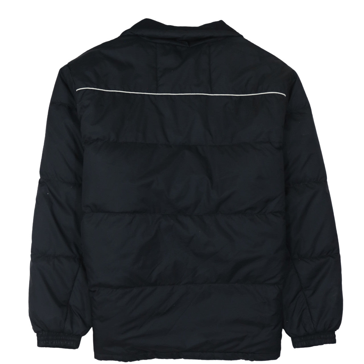 Fila Men's Black Puffer Jacket Size M Warm Quilted Winter Coat