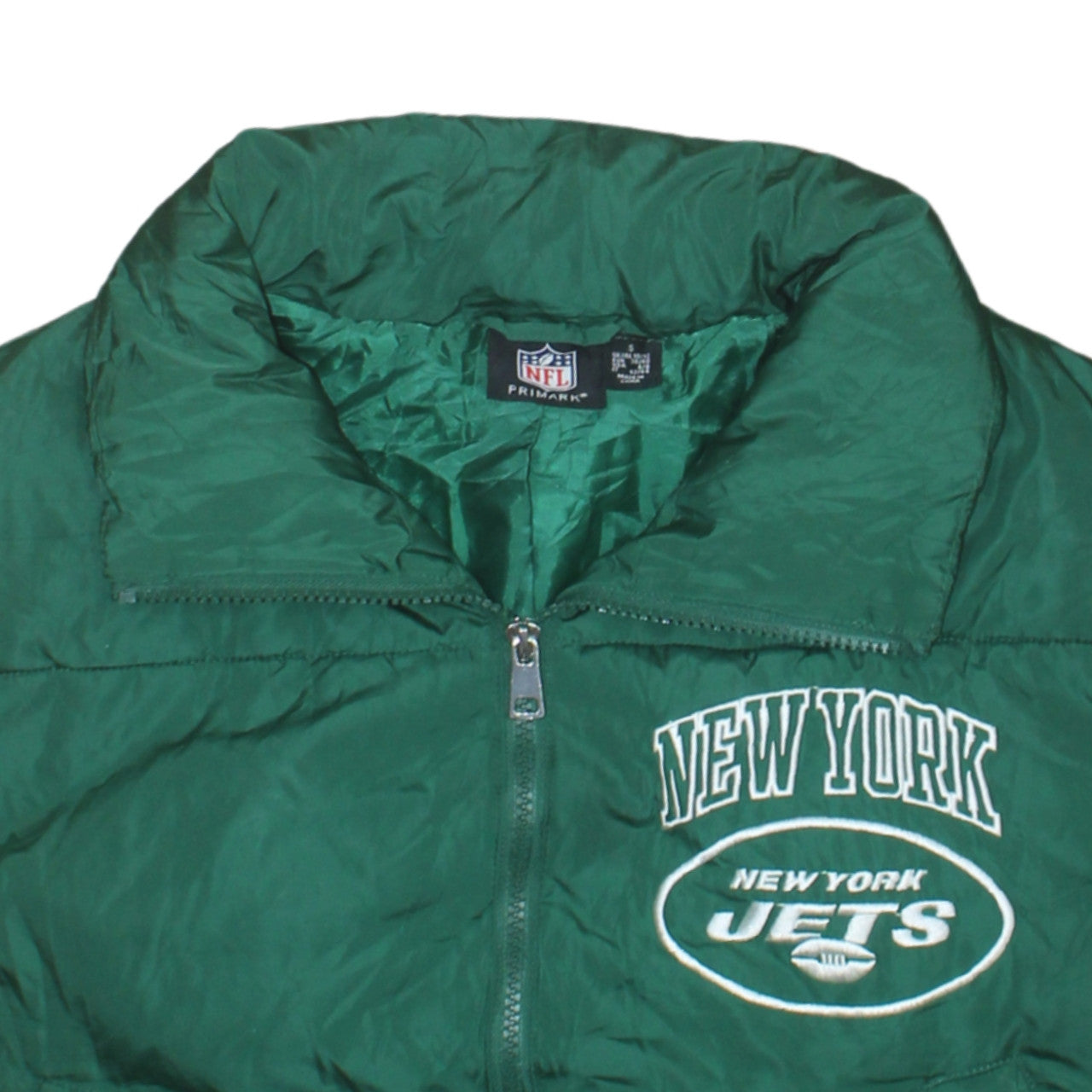Primark Women’s Green New York Jets Padded Waistcoat Size 10