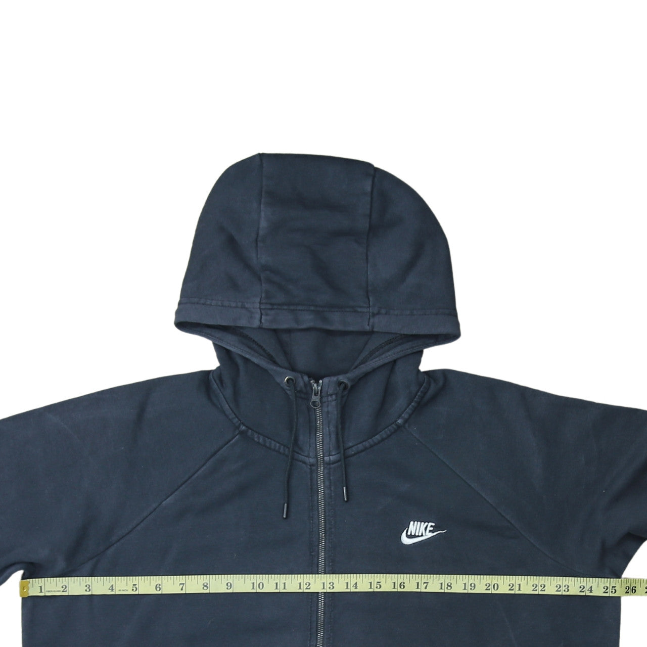 Nike Men's Navy Full Zip Hoodie XL Cotton Casual Sweatshirt