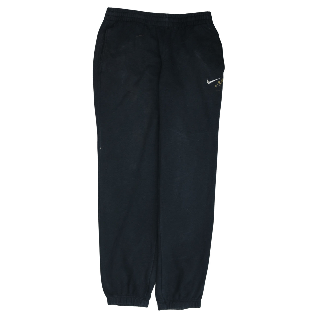 Nike Men's Black Small Jogger Sweatpants Elastic Waist Fleece