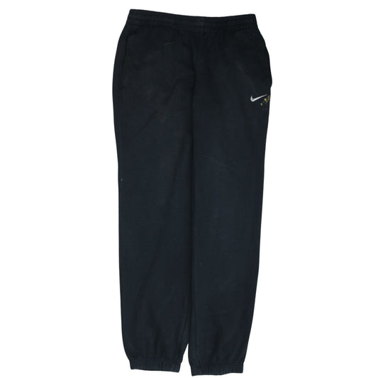 Nike Men's Black Small Jogger Sweatpants Elastic Waist Fleece
