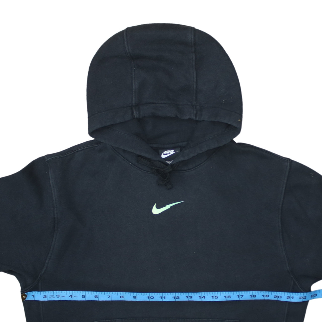 Nike Men's Black Pullover Hoodie Small Logo Fleece Sweatshirt