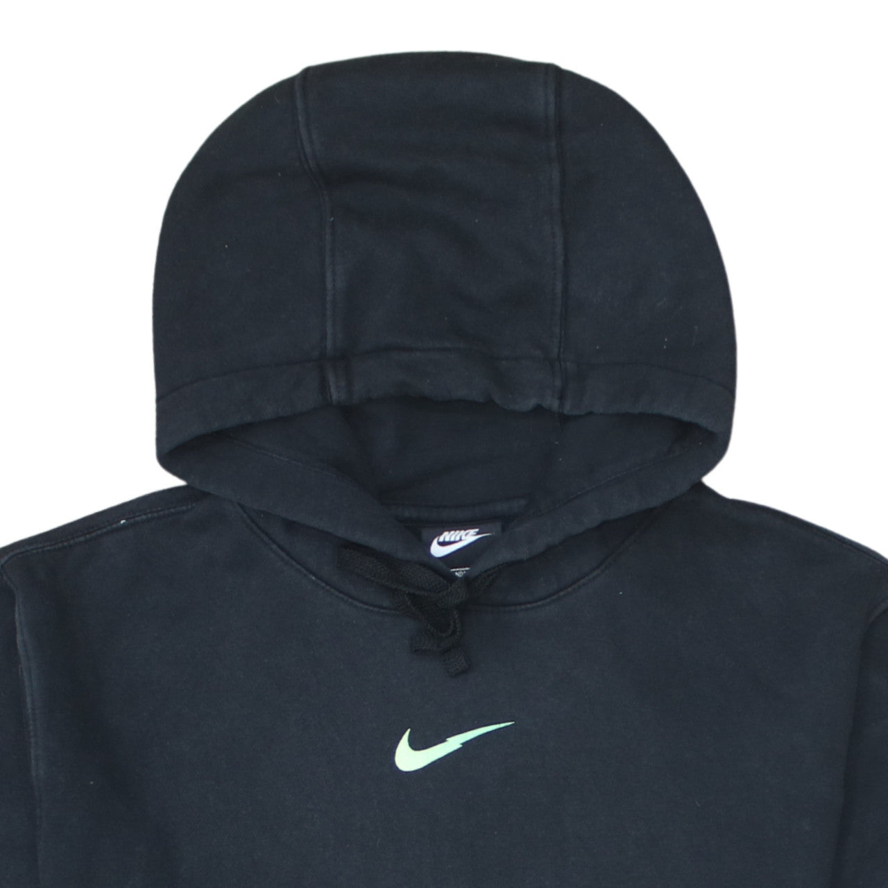 Nike Men's Black Pullover Hoodie Small Logo Fleece Sweatshirt