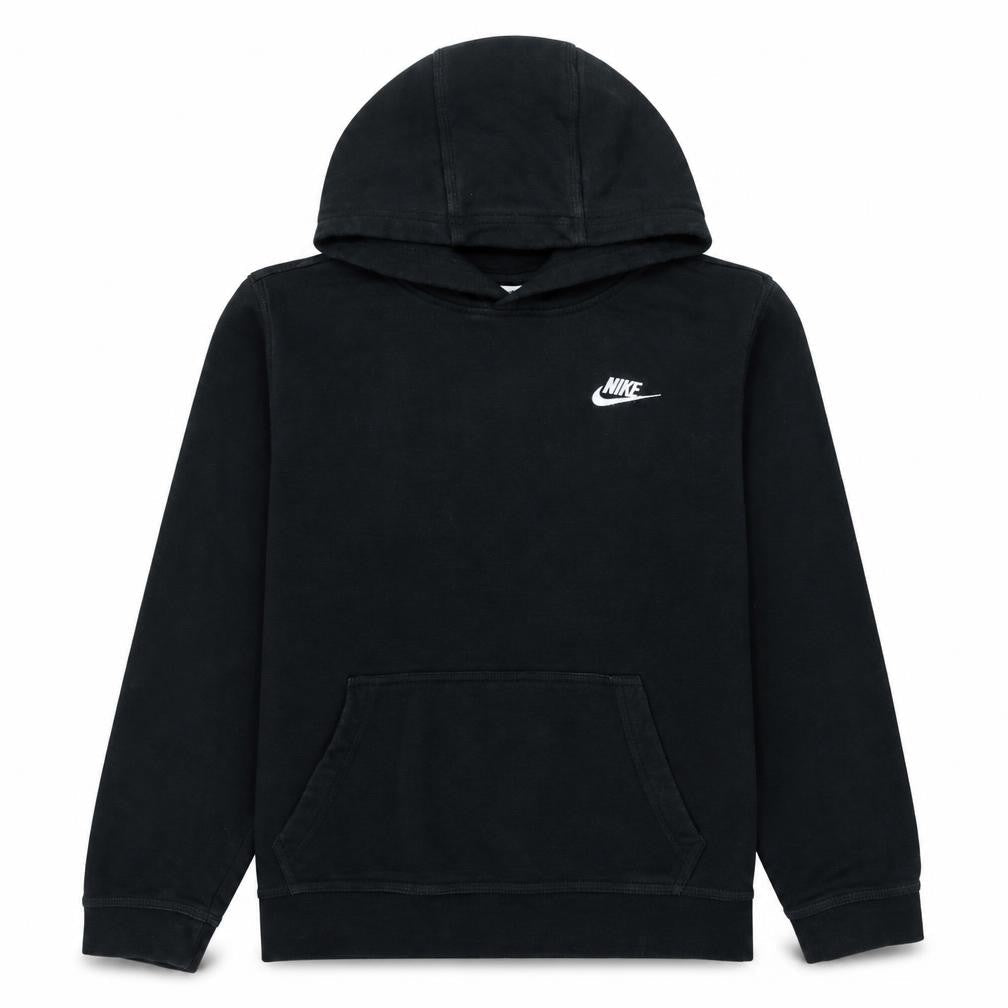 Nike Boys Black XL Pullover Hoodie with Logo