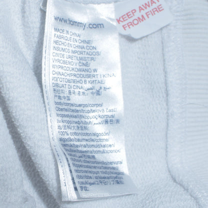 Additional view of Tommy Hilfiger boys’ white cotton crew neck sweatshirt, size 164