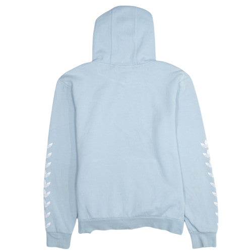 Adidas Girls Light Blue Hooded Pullover Sweatshirt 15-16 Years XL