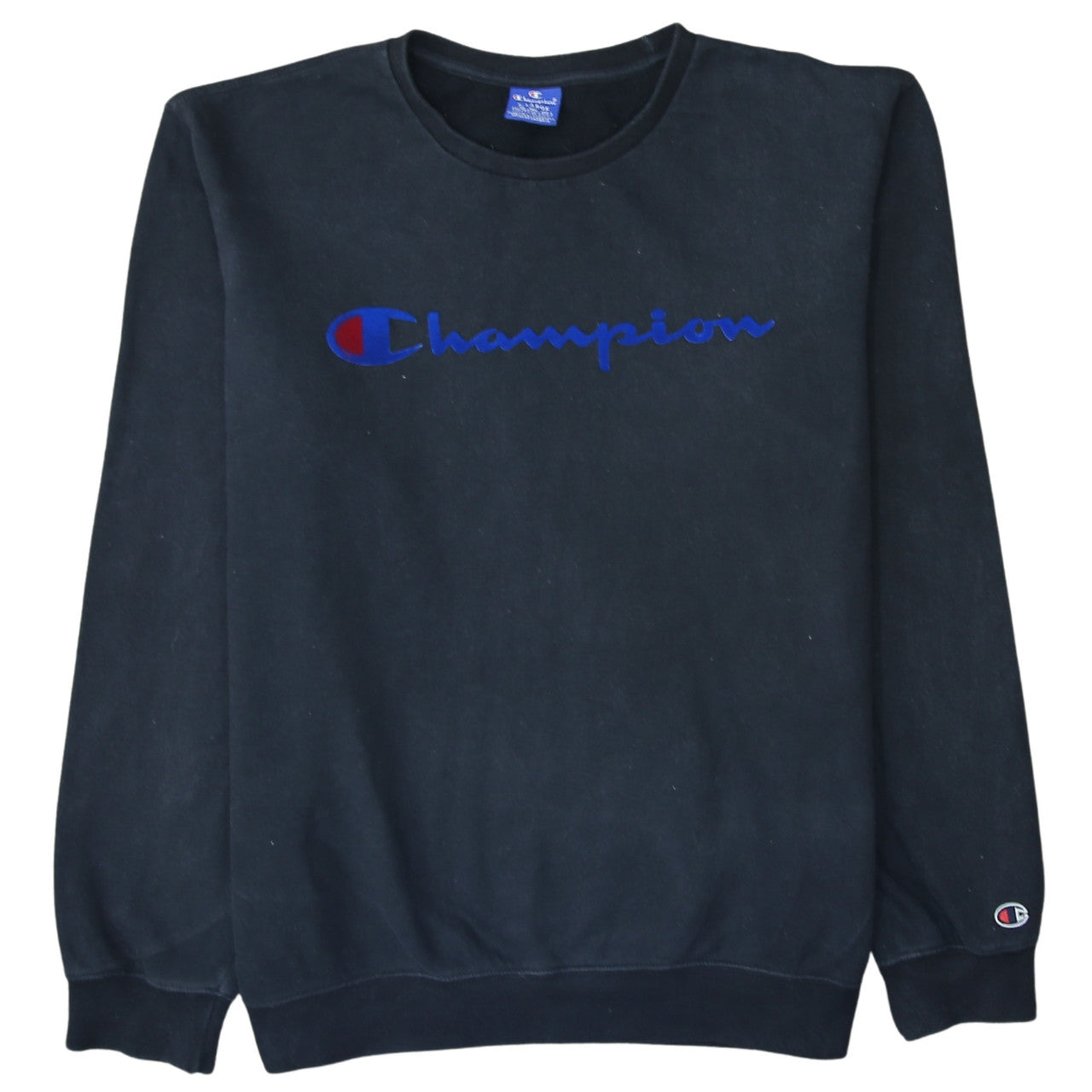 Champion Men's Black XL Pullover Crew Neck Sweatshirt