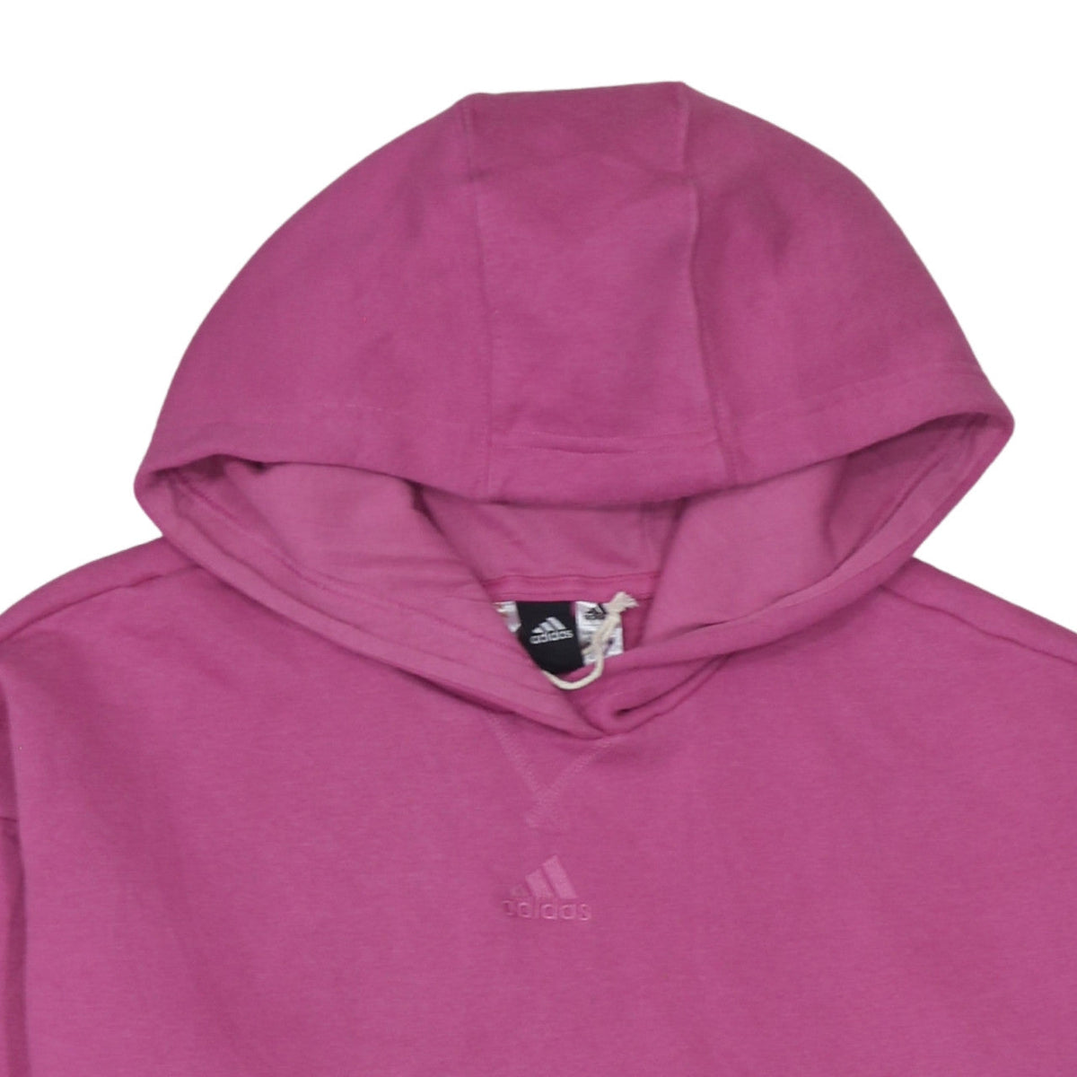 Adidas Girls Pink Pullover Hoodie 13-14 Years Regular Fit Fleece