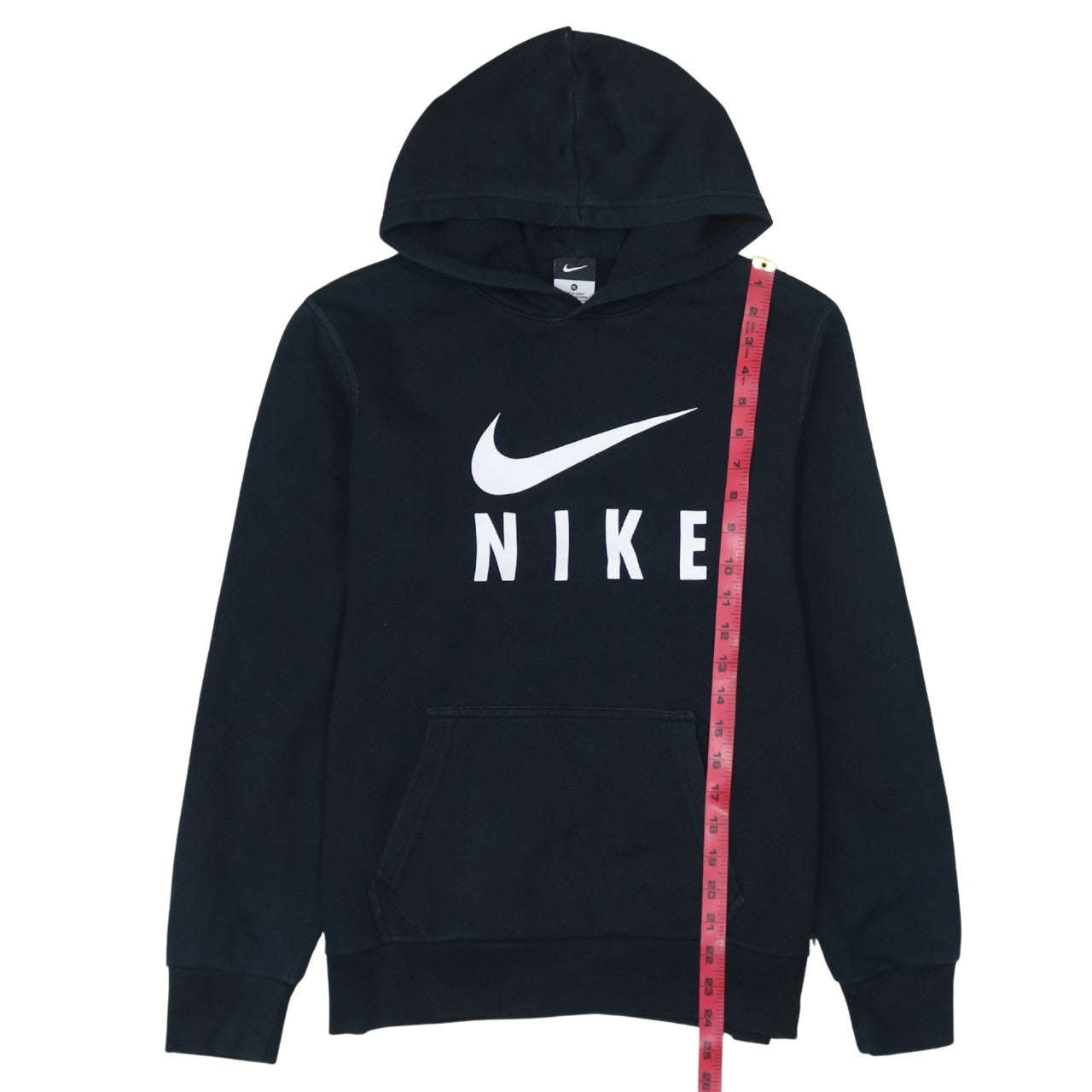 Nike Boys Black XL Pullover Hoodie Fleece Sweatshirt 13-15 Years