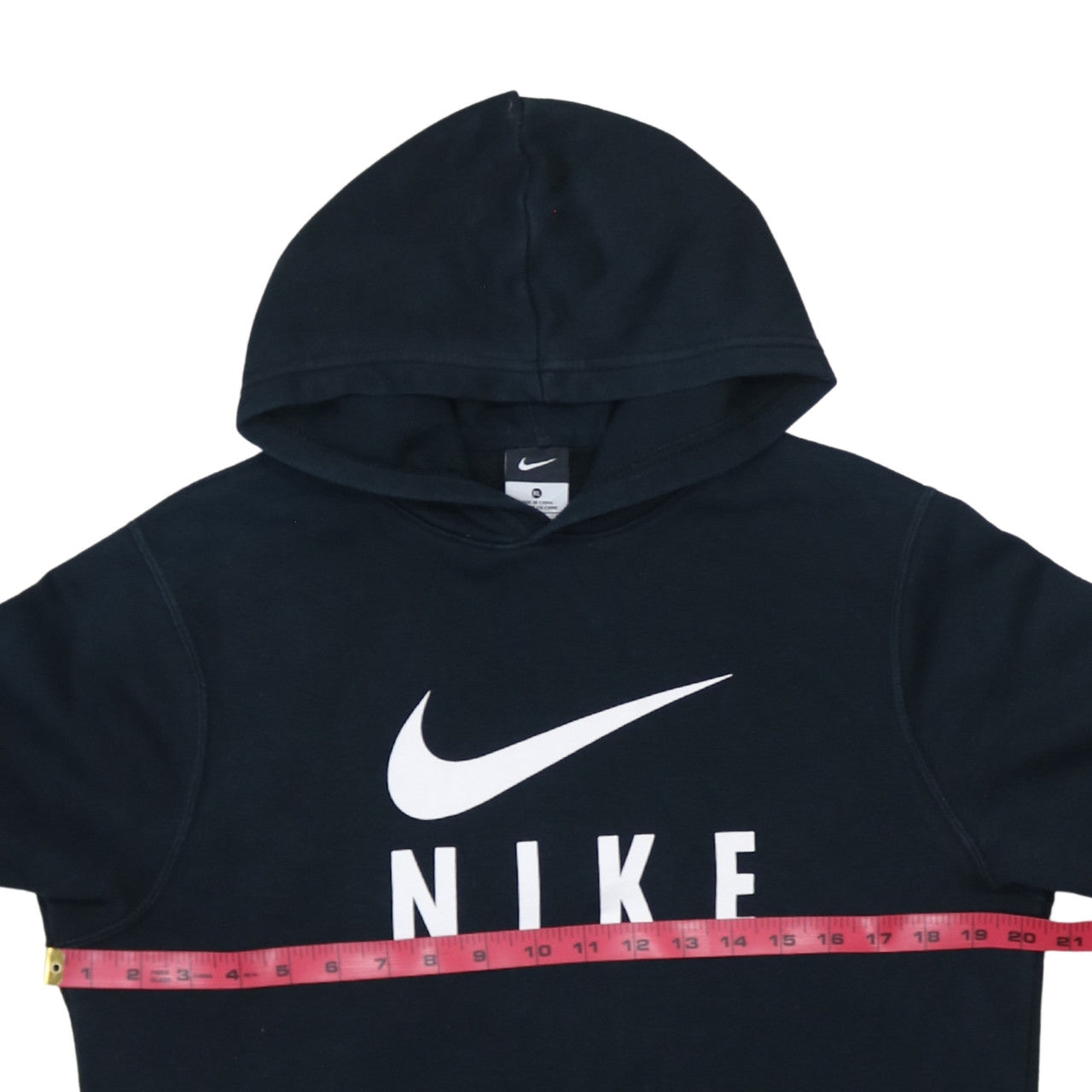 Nike Boys Black XL Pullover Hoodie Fleece Sweatshirt 13-15 Years