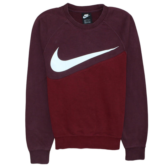 Nike Men's Red XS Pullover Crew Neck Graphic Sweatshirt