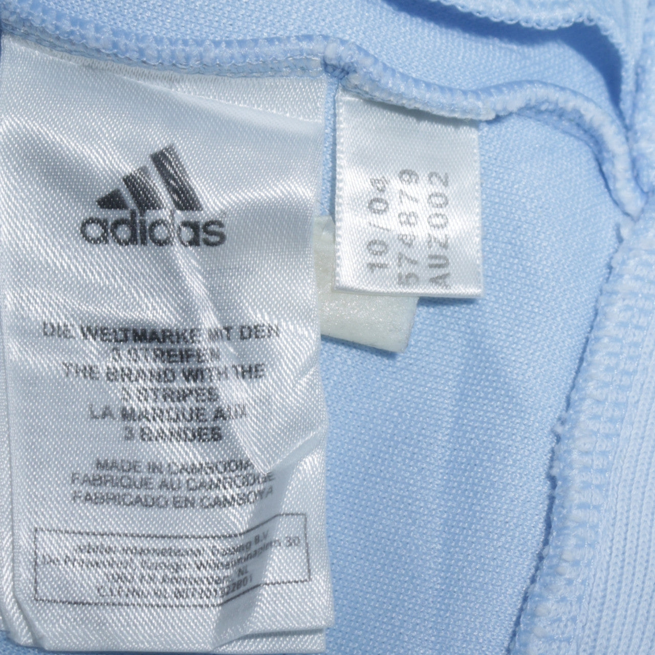Adidas Women Blue Size 18 Track Jacket Full Zip Sportswear