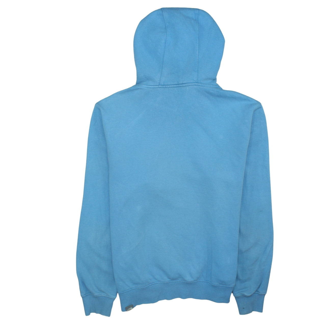The North Face Men's Blue Pullover Hoodie Size L Cotton Fleece