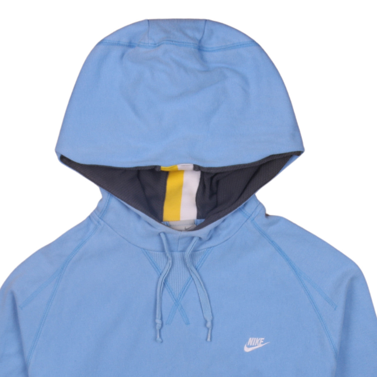 Nike Men's Blue Pullover Hoodie S Logo Fleece Sportswear