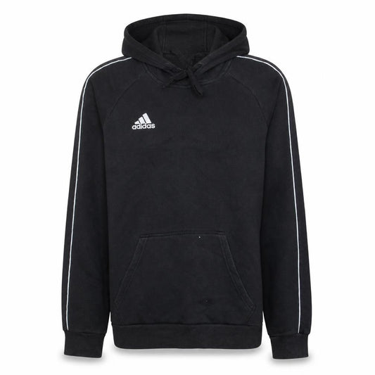 Adidas Men's Black Pullover Hoodie Size S Sports Fleece Sweatshirt