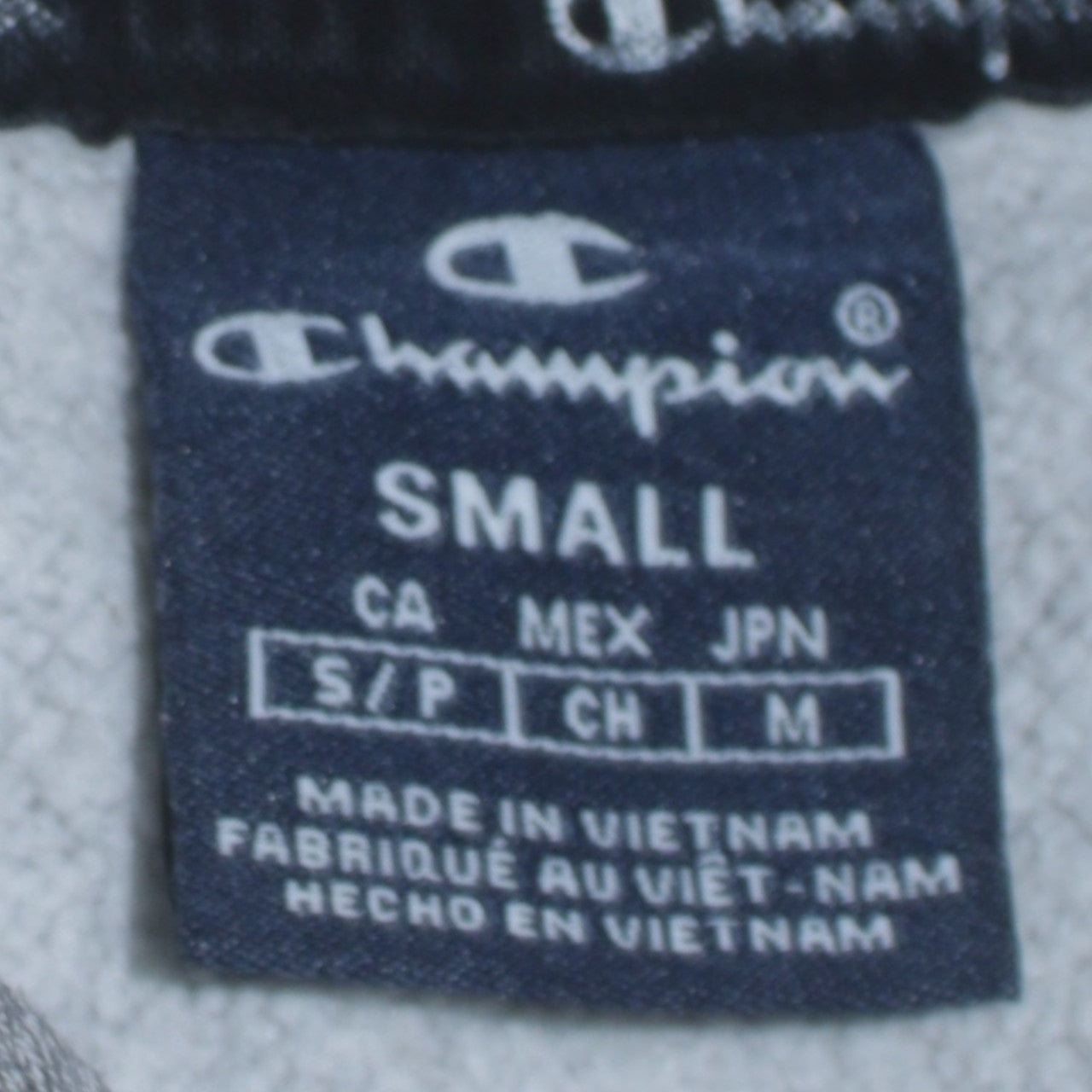 Champion Men's Grey Pullover Hoodie Small Logo Sportswear