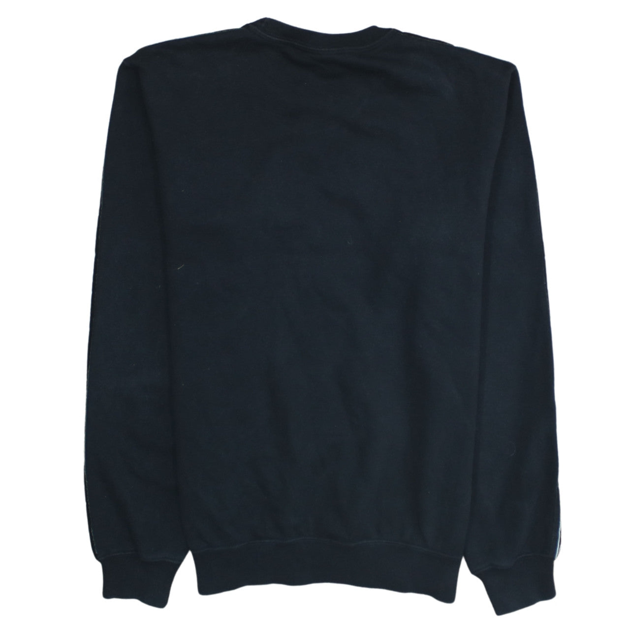Champion Men's Black Logo Tape Crew Neck Sweatshirt Size L