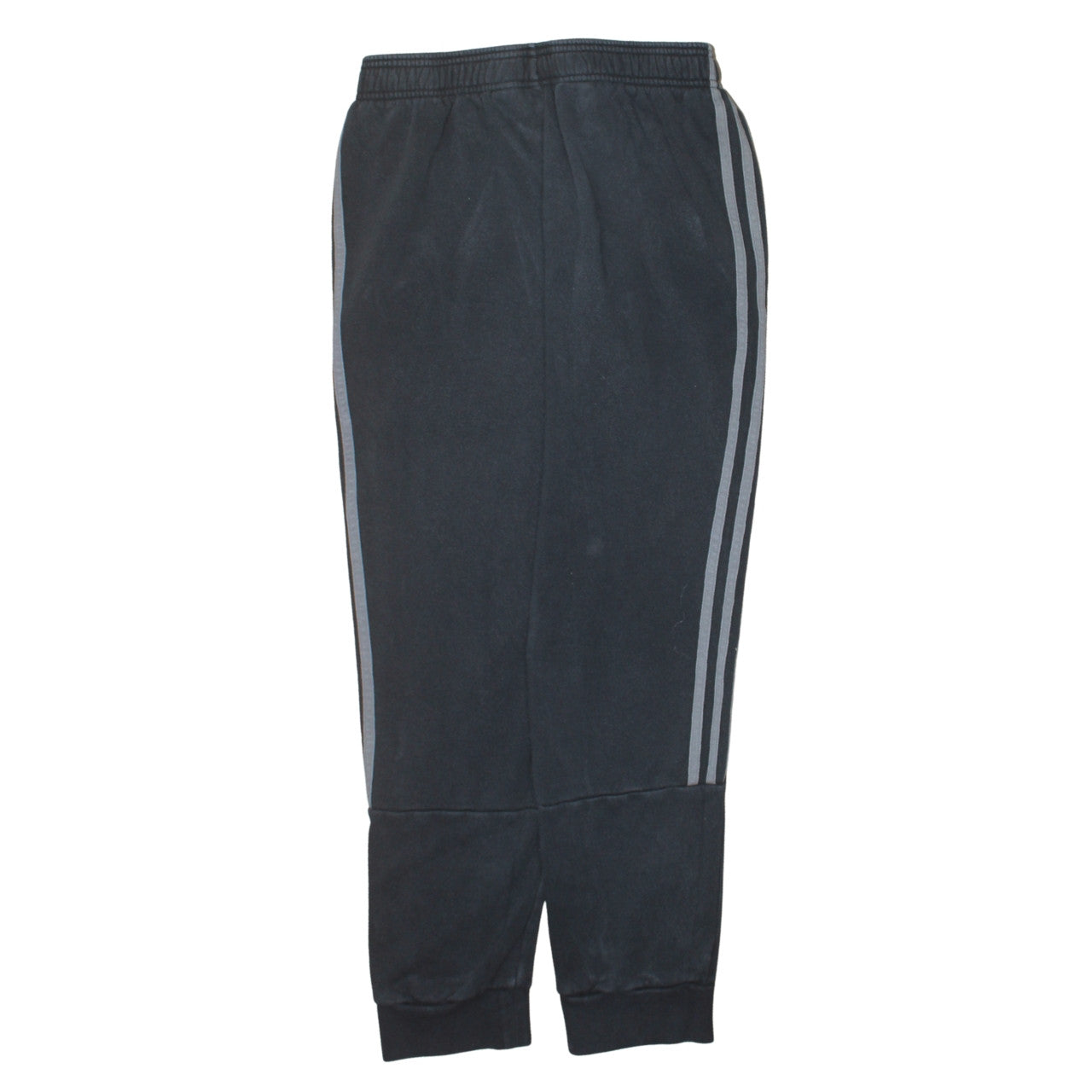 Adidas Men's Black Jogger Sweatpants S Elastic Waist Tapered Fit