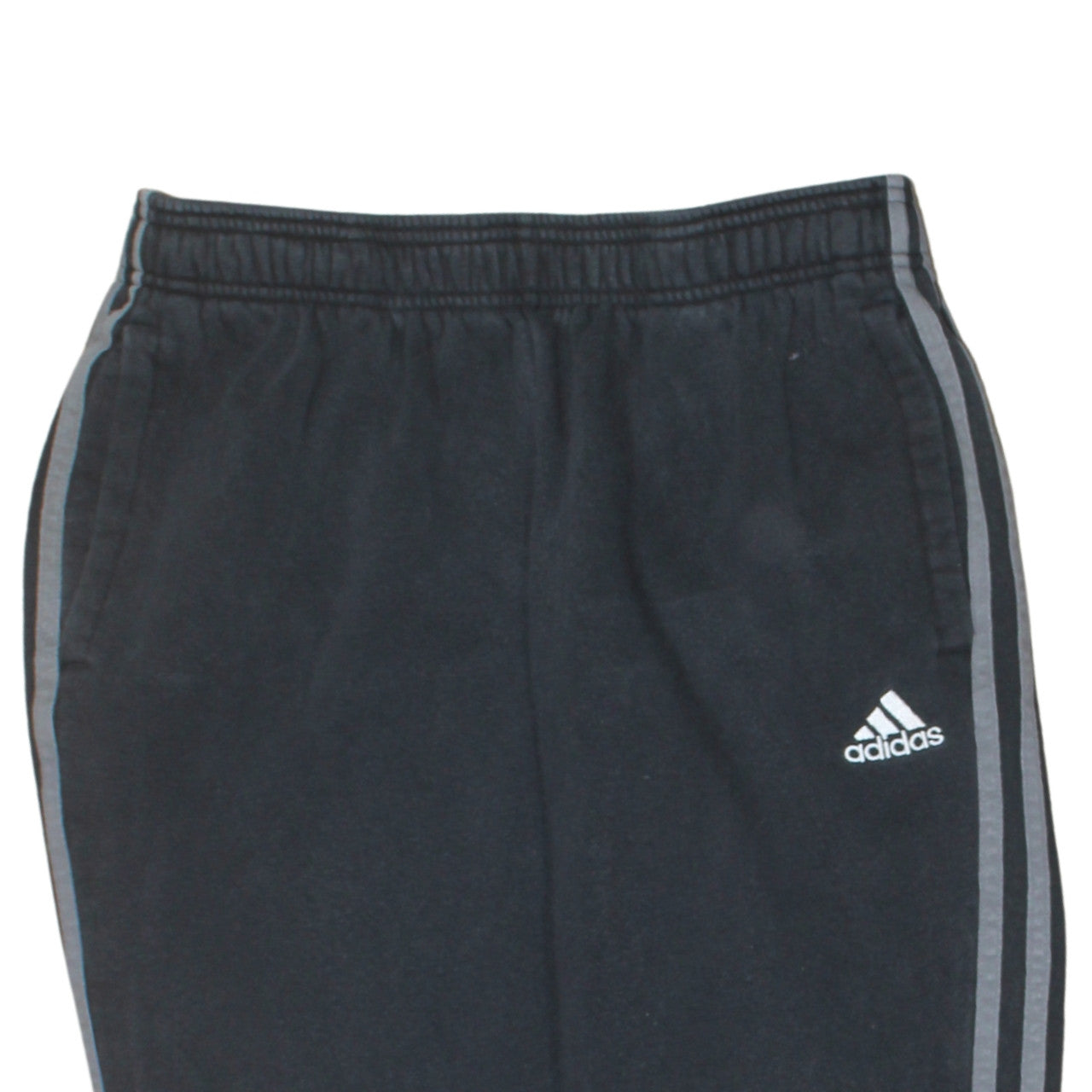 Adidas Men's Black Jogger Sweatpants S Elastic Waist Tapered Fit