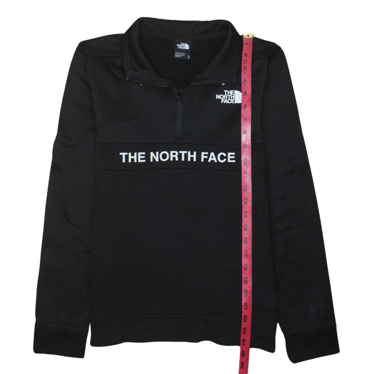 The North Face Boys Black XL 1/4 Zip Fleece Sweatshirt