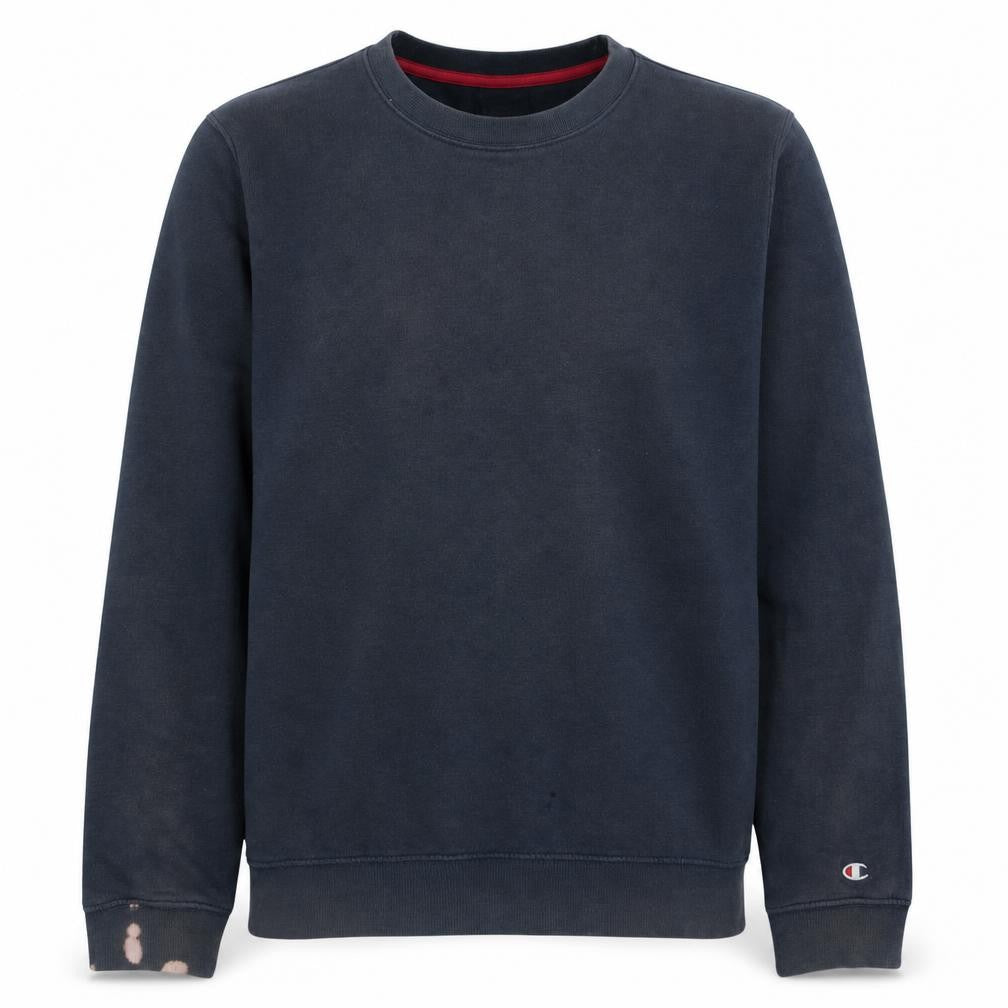 Champion Men's Blue Medium Crew Neck Pullover Sweatshirt