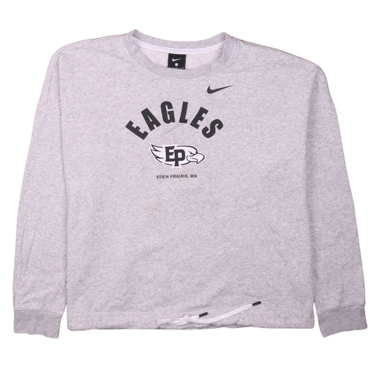 Nike Women's Grey Eagles Pullover Sweatshirt Size L