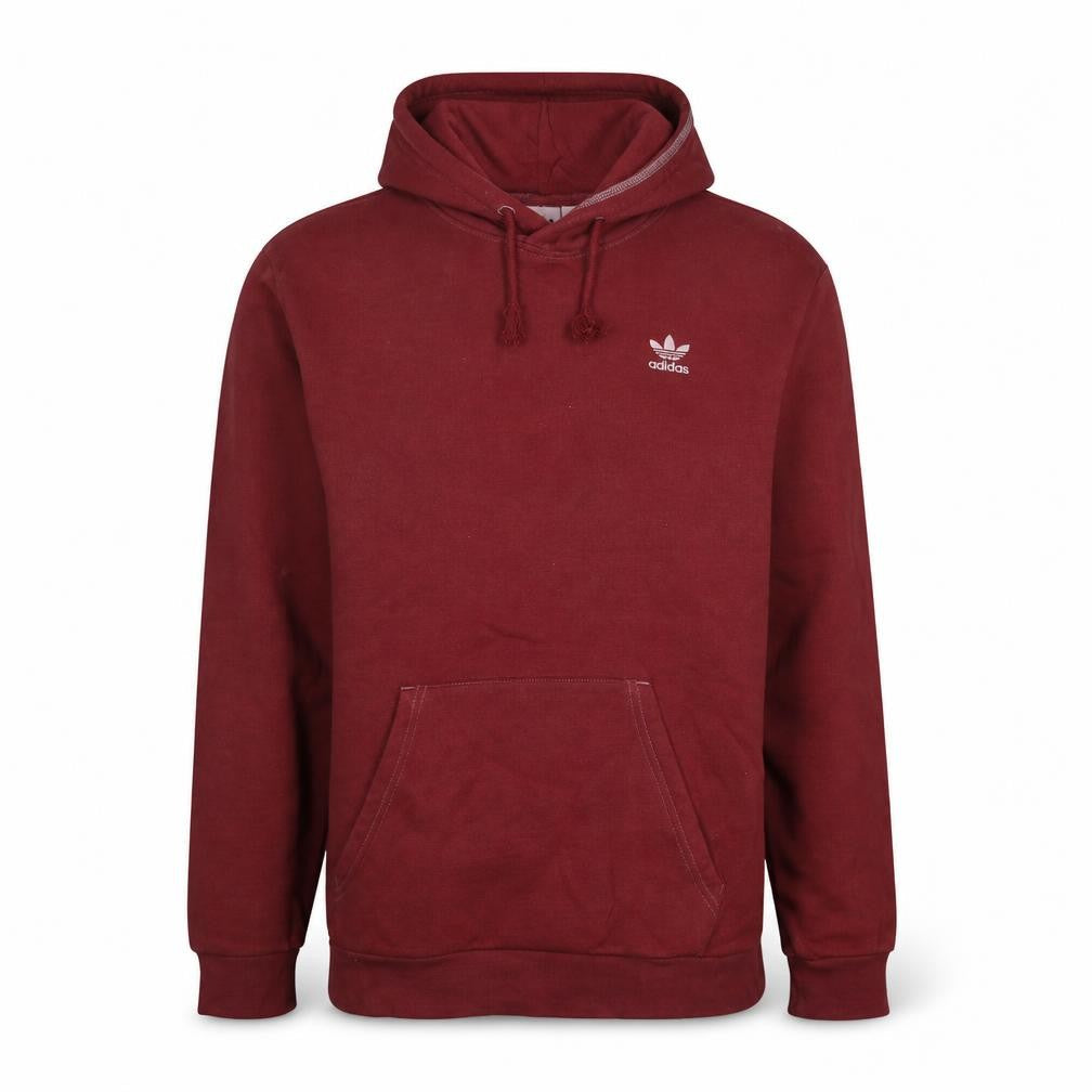Adidas Men's Red Pullover Hoodie Small Fleece Sportswear