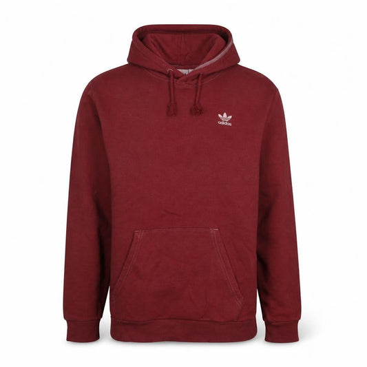 Adidas Men's Red Pullover Hoodie Small Fleece Sportswear