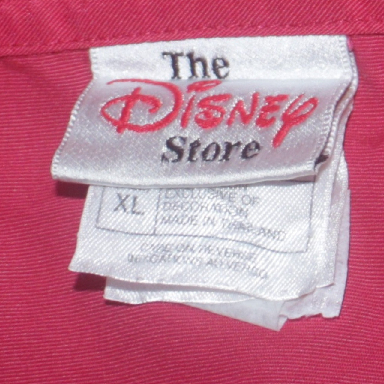 Disney Men's Red XL Mickey American Sports Hooded Anorak Jacket