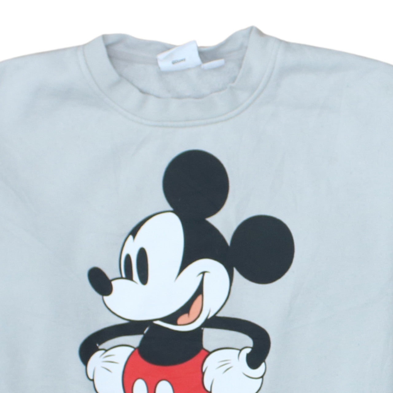 Disney Primark Women Grey Mickey Mouse Pullover Sweatshirt 2XS UK 4/6