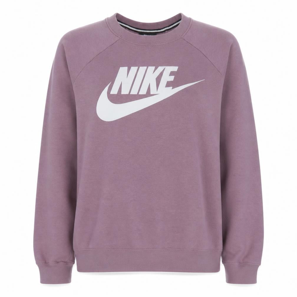 Nike Women’s Pink Logo Crew Neck Pullover Sweatshirt Size S