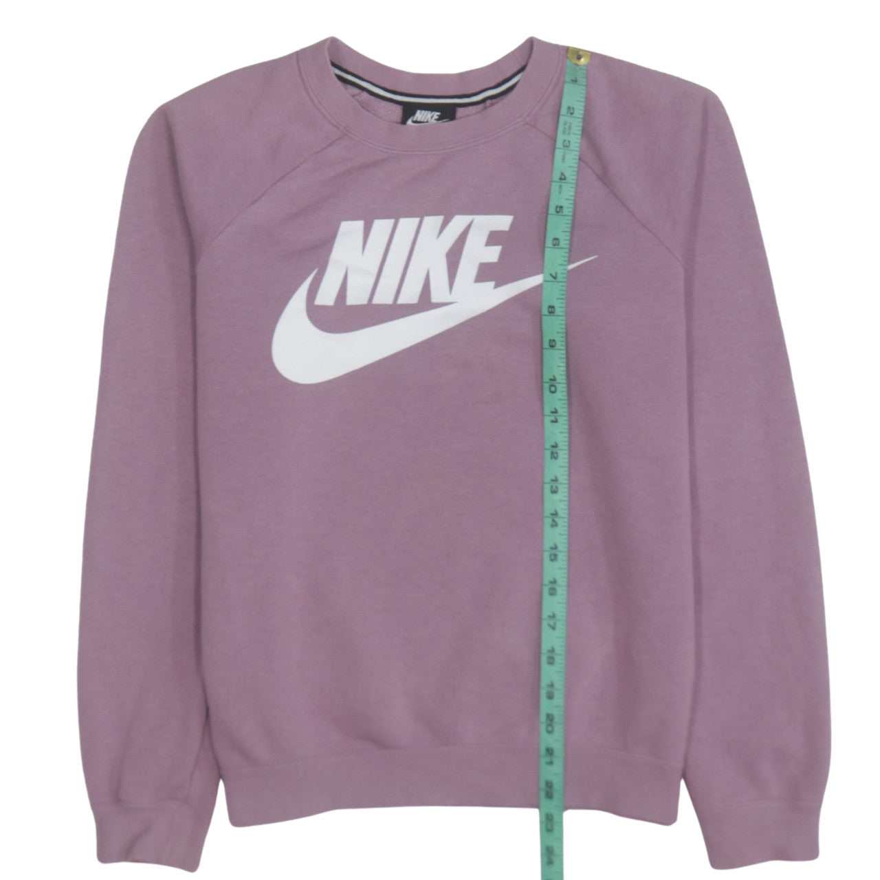 Nike Women’s Pink Logo Crew Neck Pullover Sweatshirt Size S