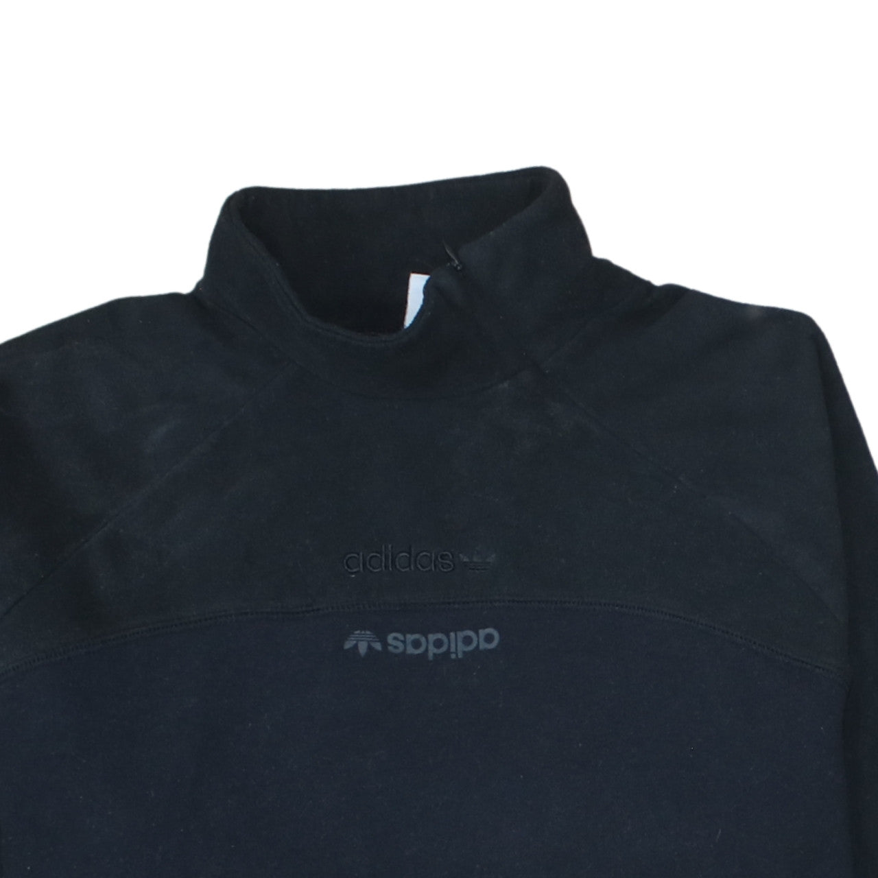 Adidas Womens Black Size 18 Fleece Pullover Sweatshirt
