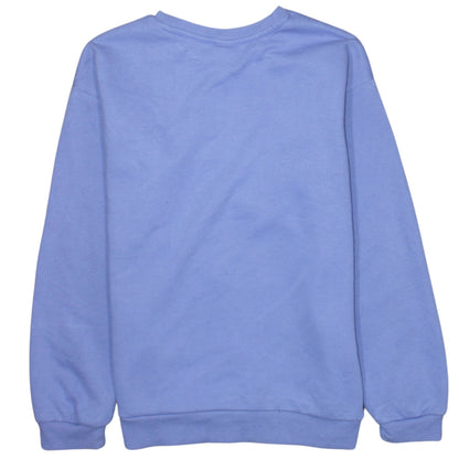 Brand and care label for Disney at Primark girls’ blue stitch pullover sweatshirt 11-12 years