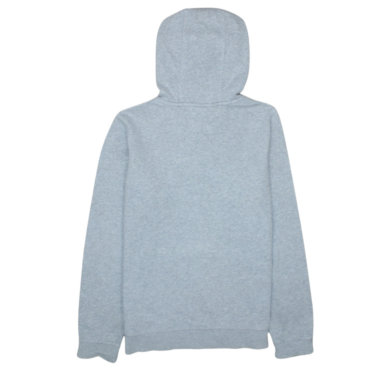 Nike Men's Grey Pullover Hoodie M Regular Fit Fleece Logo Sweatshirt
