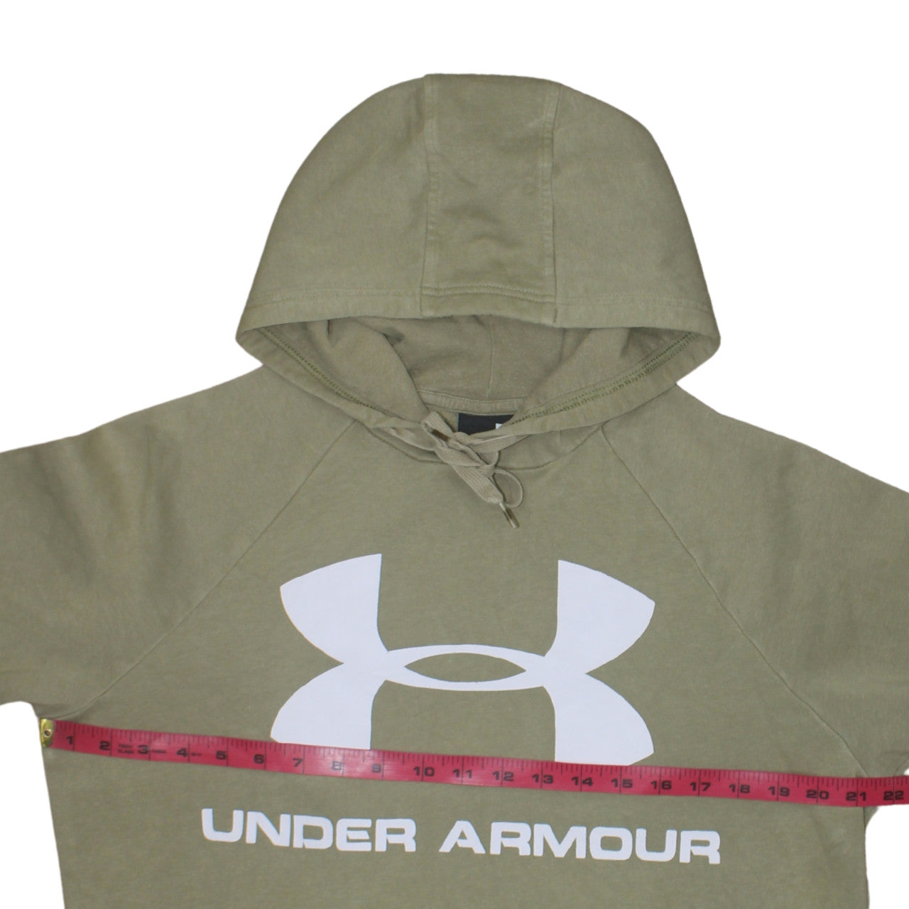 Under Armour Men's Green Pullover Hoodie Size M Logo Sportswear
