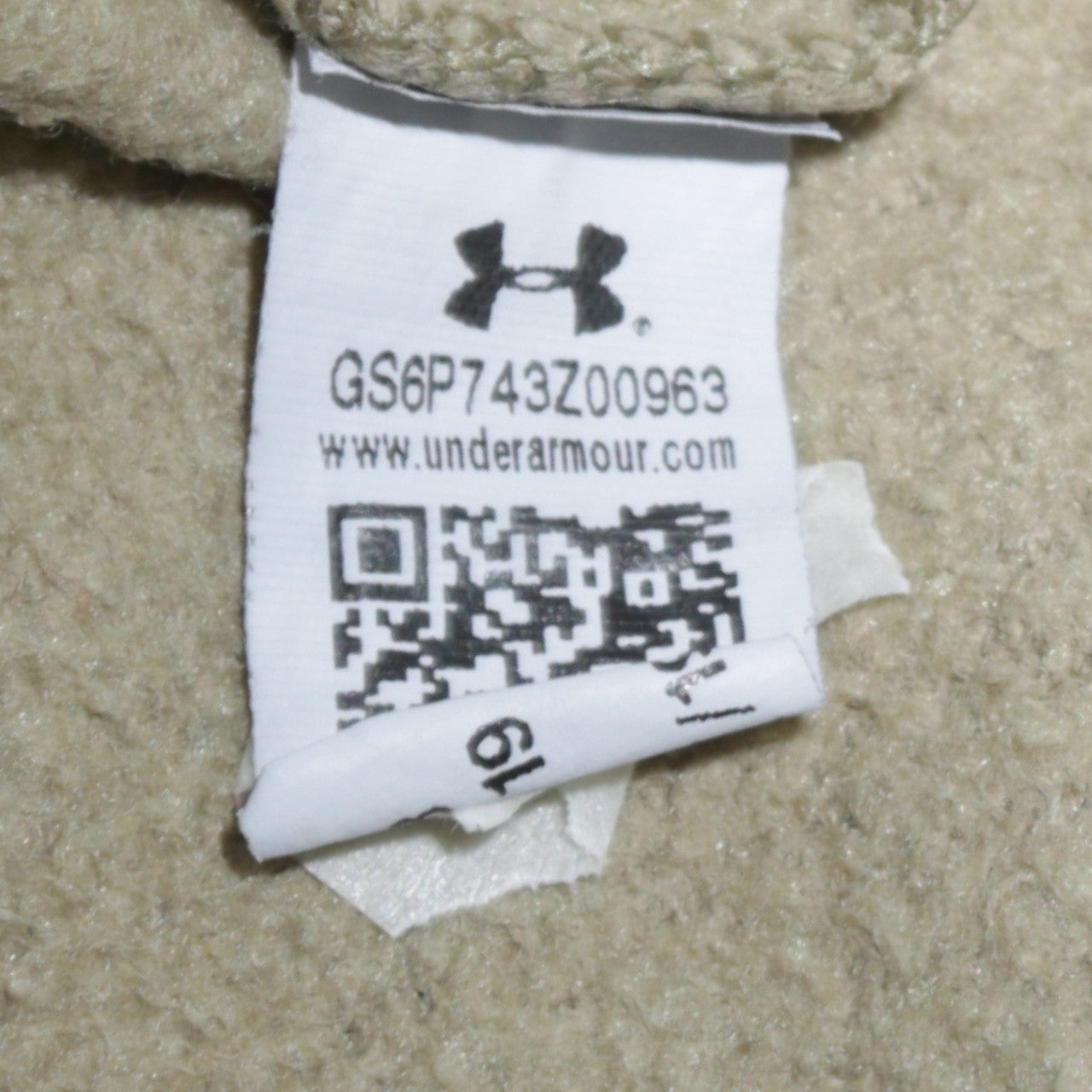 Under Armour Men's Green Pullover Hoodie Size M Logo Sportswear