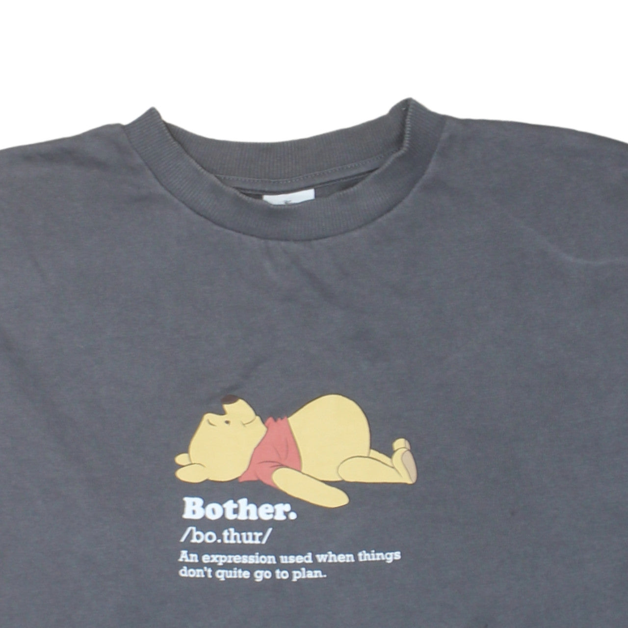 George Winnie the Pooh Womens Grey Pullover Sweatshirt Size 12-14