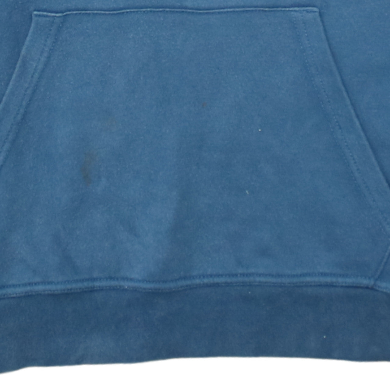 Adidas Men's Blue Pullover Hoodie Size S Cotton Blend Logo Sweatshirt