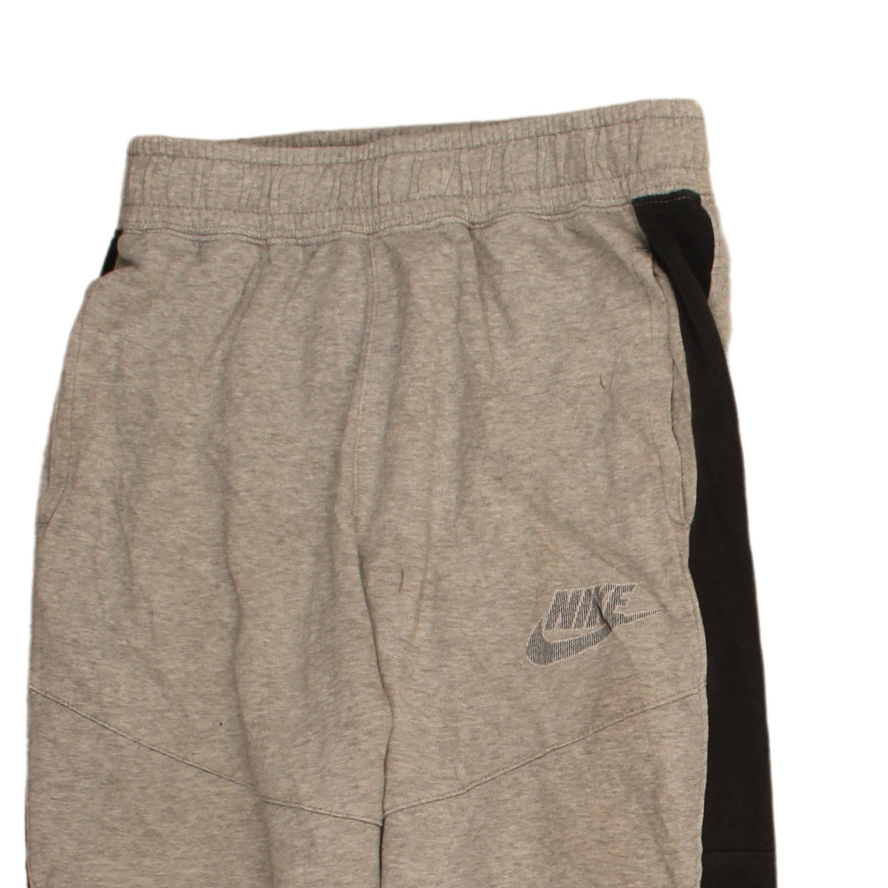 Nike Boys Grey XL Jogger Sweatpants with Side Stripes