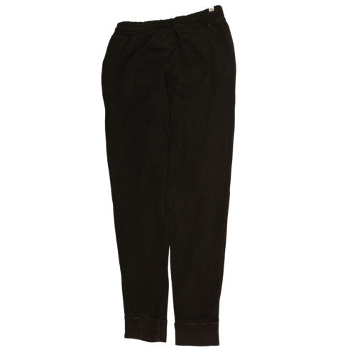 Puma Womens Black Jogger Sweatpants Size 8 Fleece Activewear