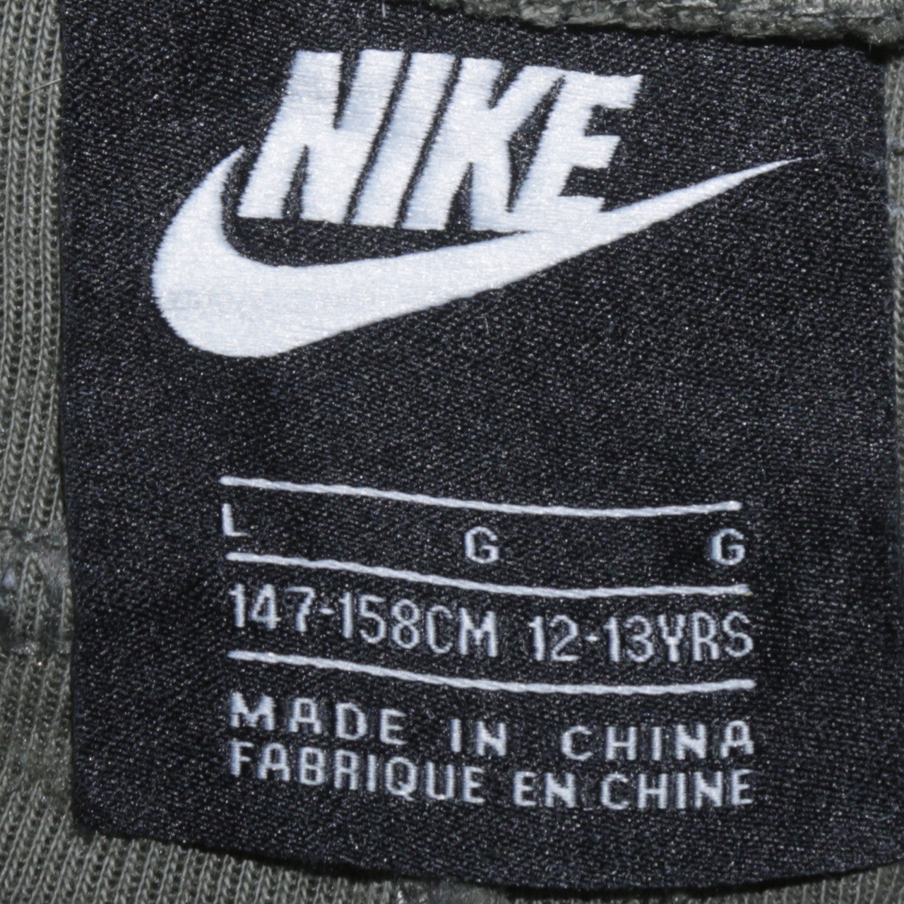 Nike Teens Green Jogger Fleece Trousers 12-13Y Regular Fit