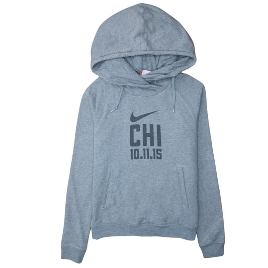 Nike Men's Grey Pullover Hoodie Medium Chicago Marathon Sportswear