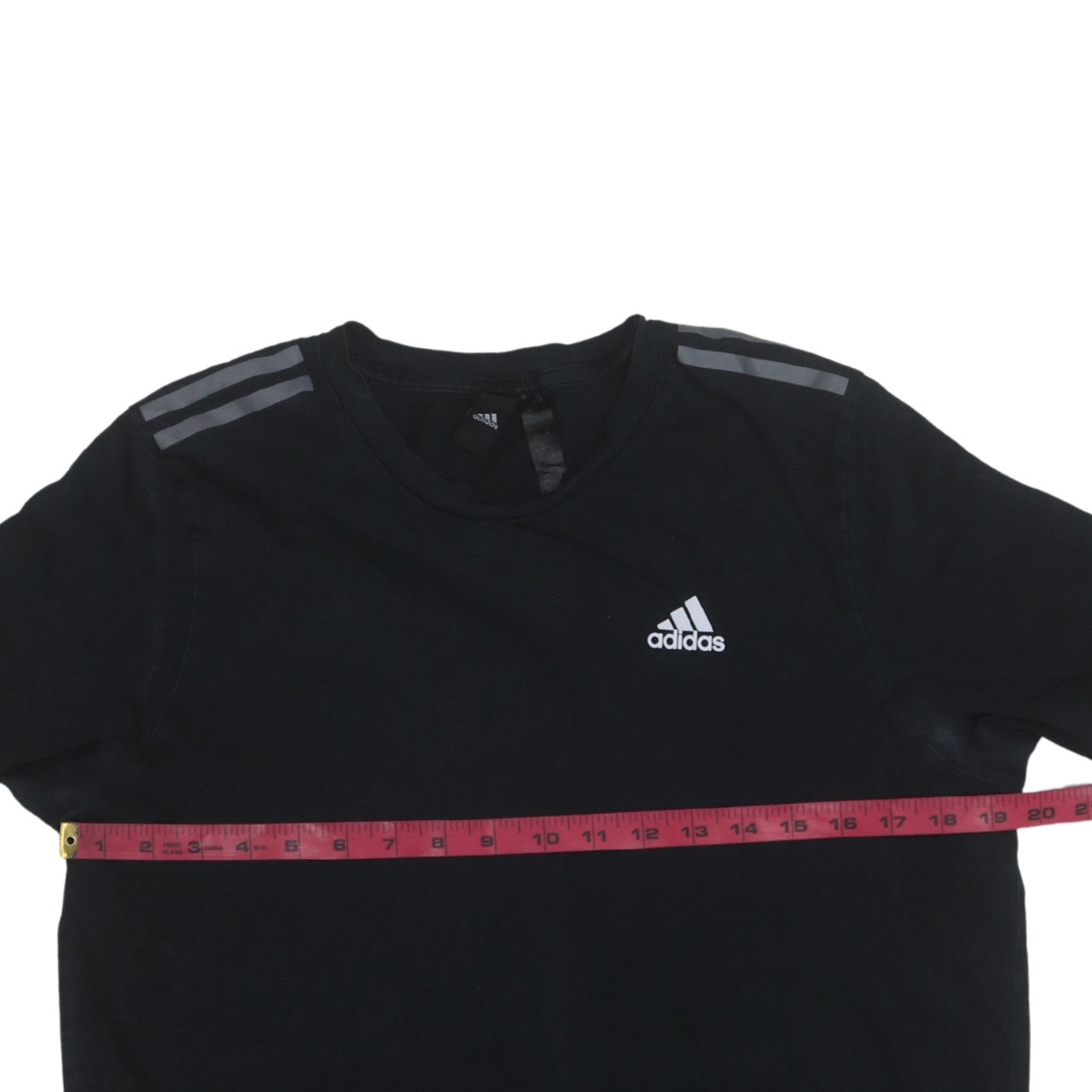 Adidas Men's Black Regular Fit Short Sleeve Crew Neck Sports T-Shirt M