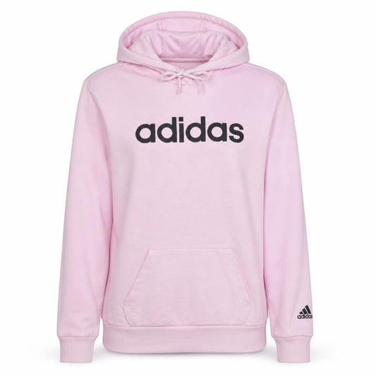 Adidas Womens Pink Pullover Hoodie XS Cotton Blend Logo Casual